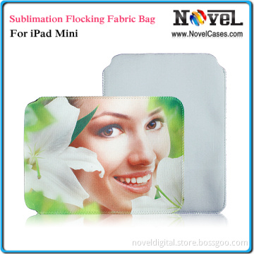 Sublimation Flocking Fabric Bag for iPad2/3